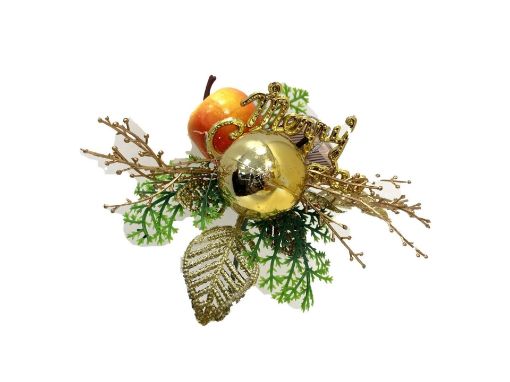 Picture of Apple & Ball Merry Christmas Pick