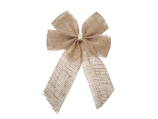 Picture of Wreath Bow - Natural Hessien - 25cm - 25 per pack